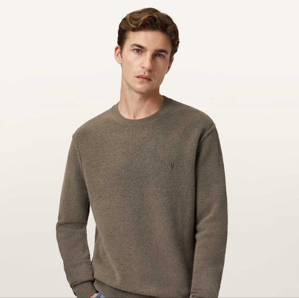 All Saints Statten Ramskull Crew Neck Sweater